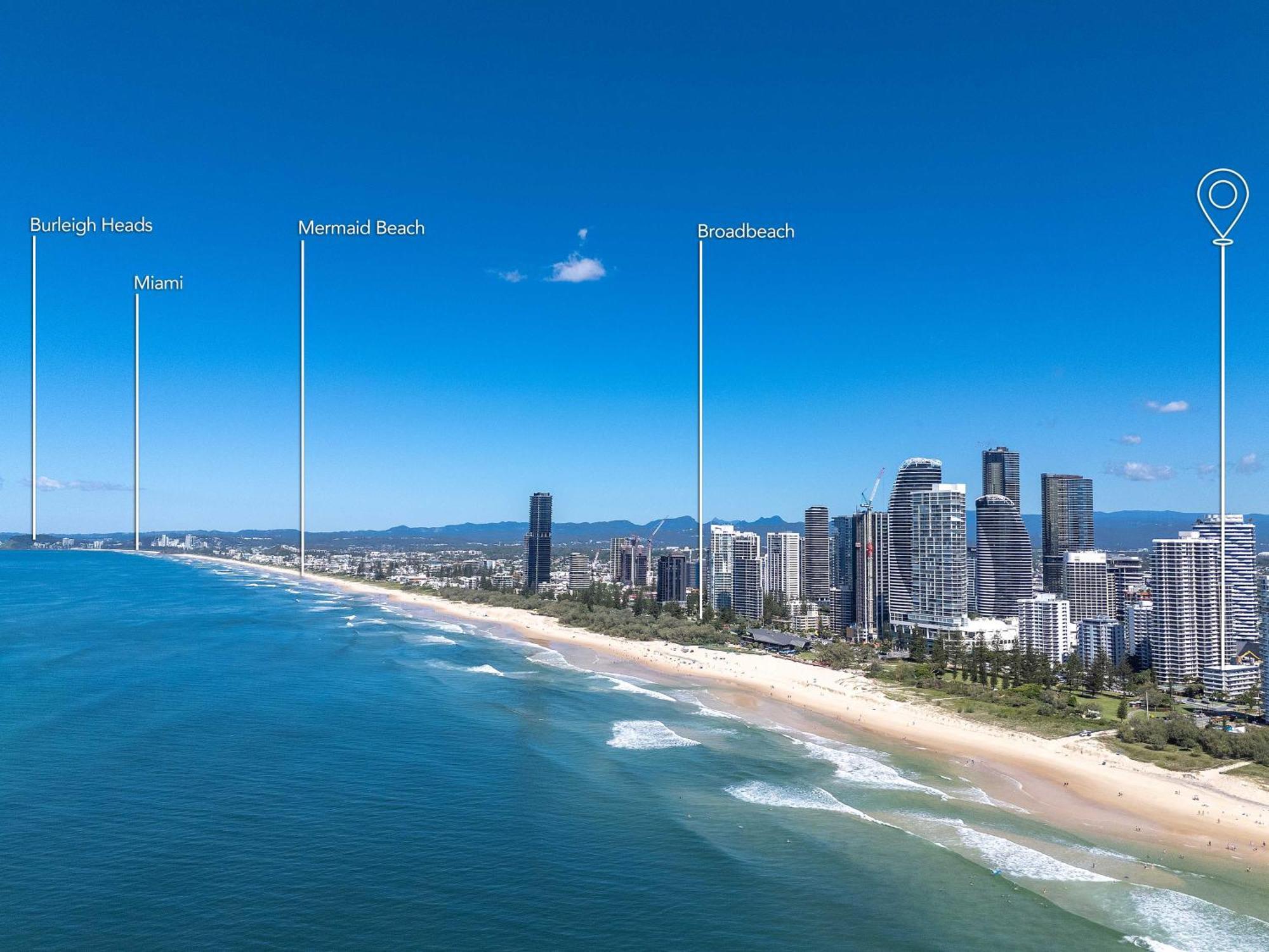 Hi Ho Beach Apartments On Broadbeach Gold Coast Luaran gambar