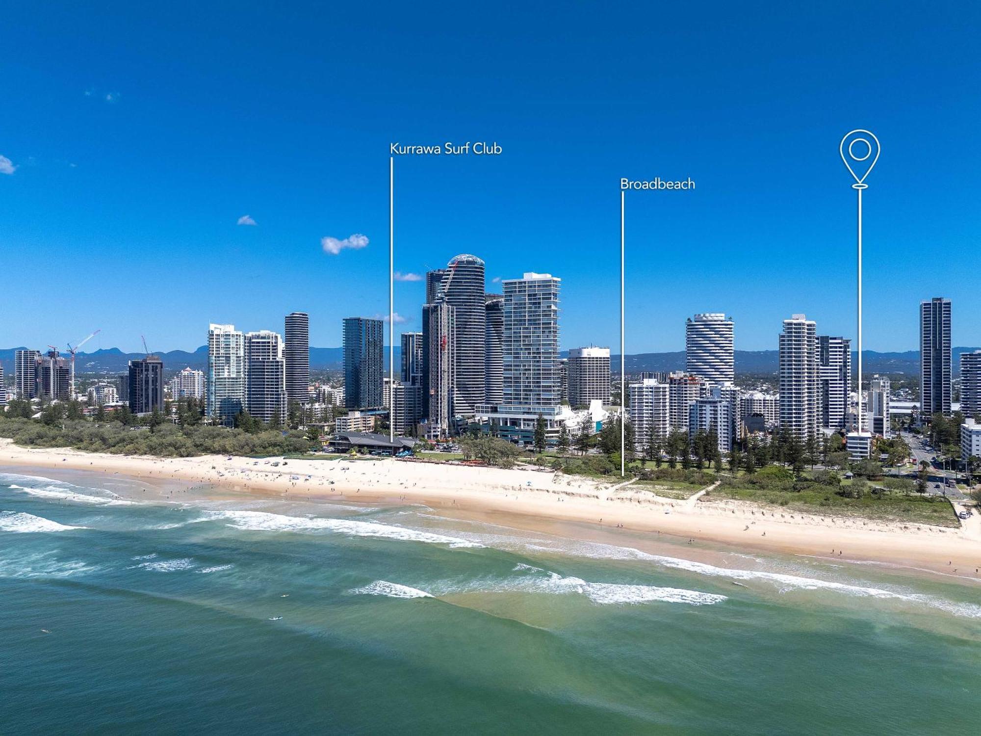 Hi Ho Beach Apartments On Broadbeach Gold Coast Luaran gambar